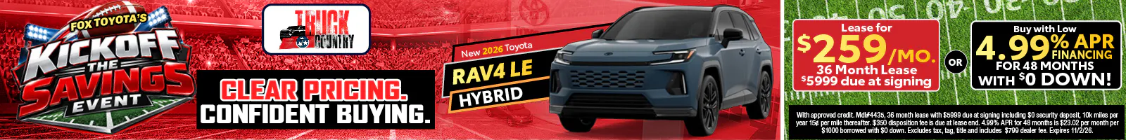 New 2026 Toyota Rav4