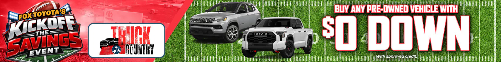 $0 Down Used | Fox Toyota