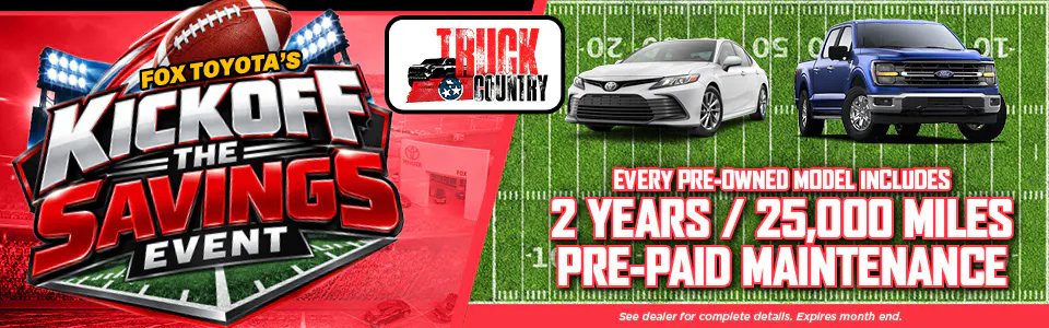 Pre-Paid Maintenance Used | Fox Toyota