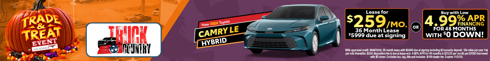New 2026 Toyota Camry