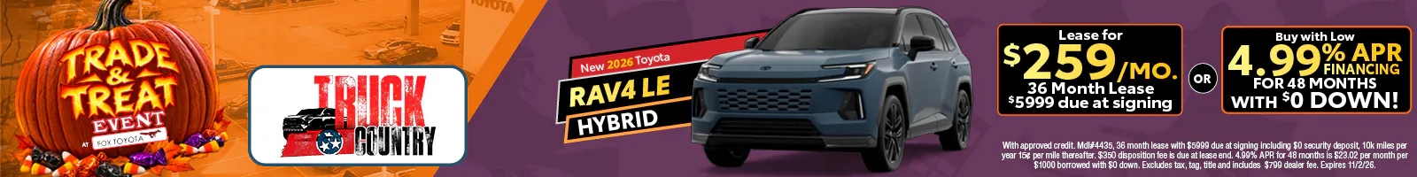 New 2026 Toyota Rav4