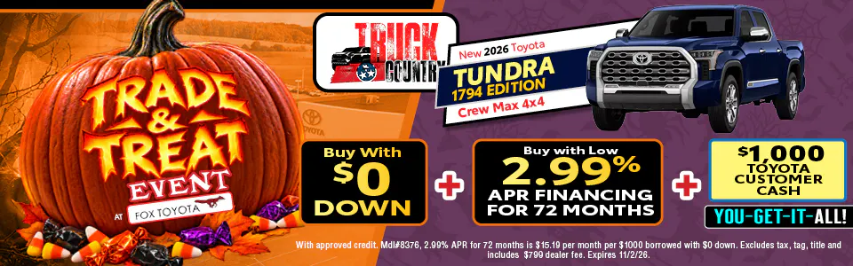 New 2026 Toyota Tundra 1794 | Fox Toyota