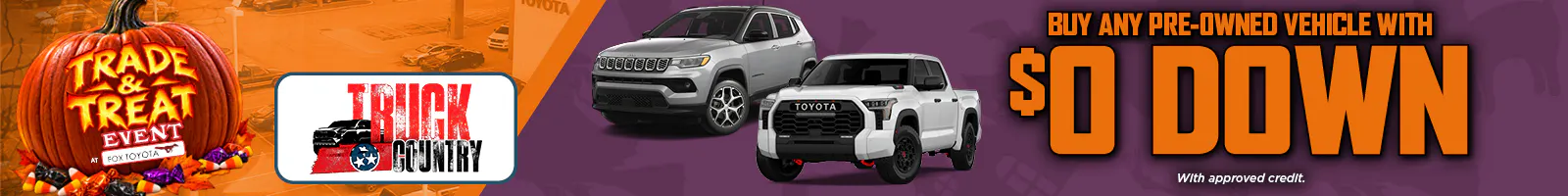 $0 Down Used | Fox Toyota