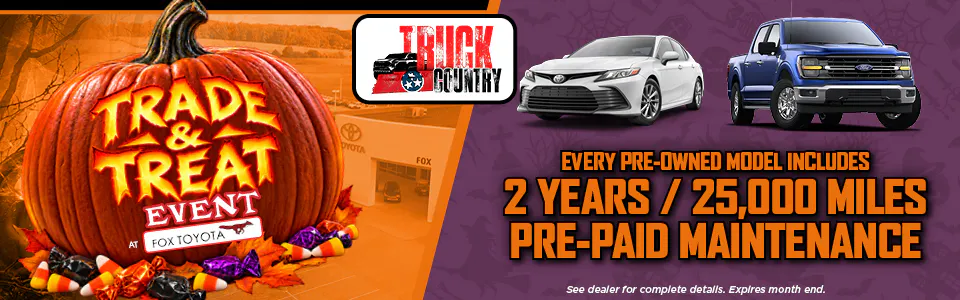 Pre-Paid Maintenance Used | Fox Toyota