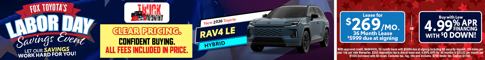 New 2026 Toyota Rav4