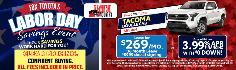 New 2026 Toyota Tacoma | Fox Toyota