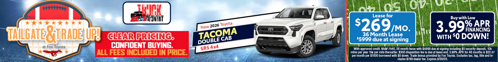 New 2026 Toyota Tacoma