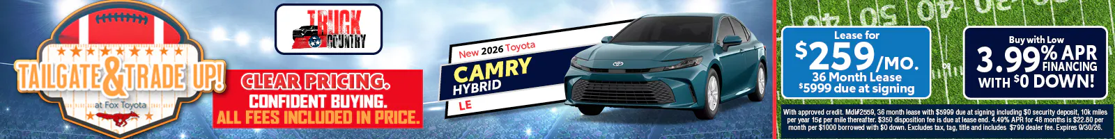 New 2026 Toyota Camry