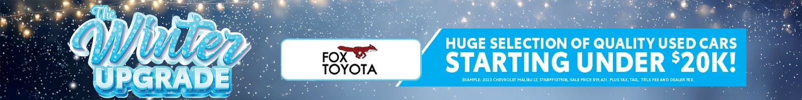 Under $20K Used Cars | Fox Toyota