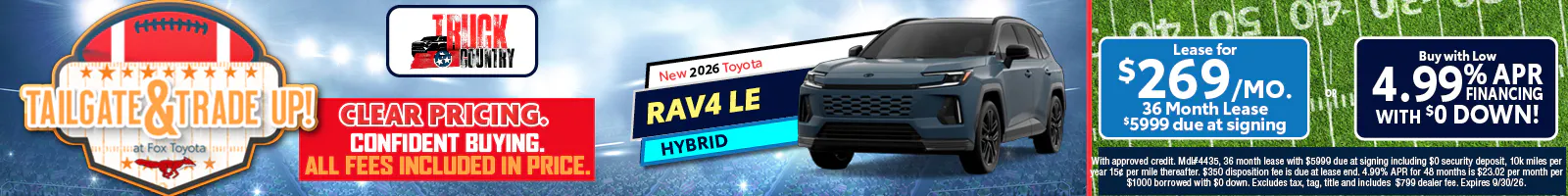 New 2026 Toyota Rav4