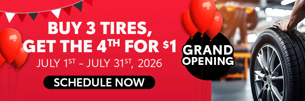 Buy 3 Tires, Get the 4th for $1 | Fred Anderson Toyota of Cape Coral
