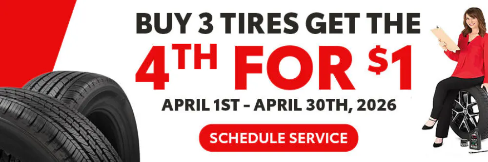 Buy 3 Tires get the 4th for $1 | Fred Anderson Toyota of Cape Coral