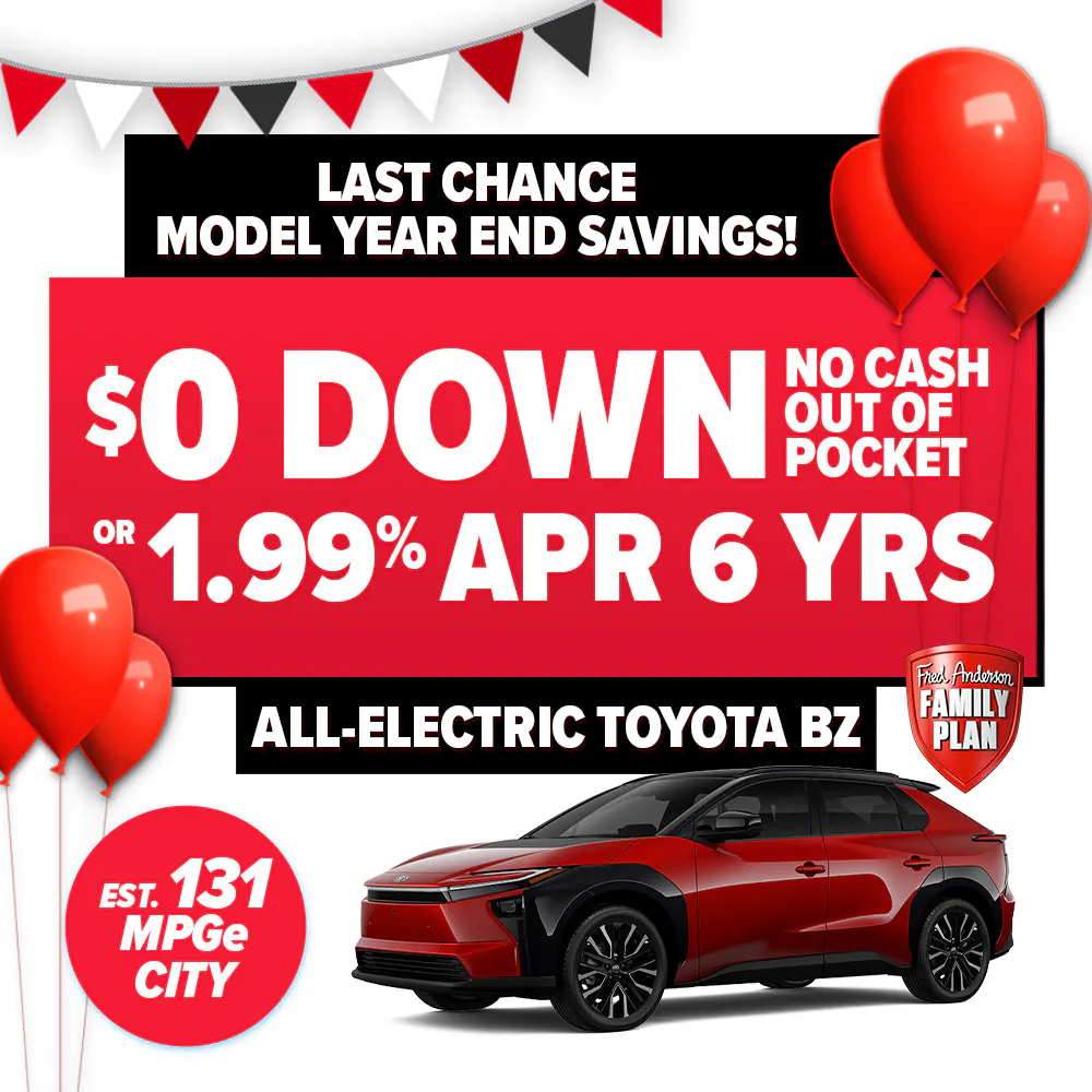 ALL-ELECTRIC TOYOTA BZ | Fred Anderson Toyota of Cape Coral