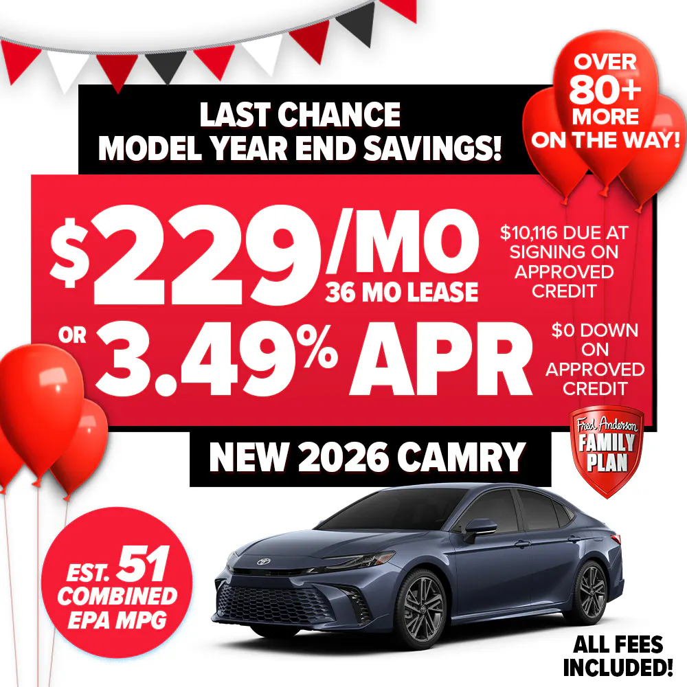 New 2026 Camry | Fred Anderson Toyota of Cape Coral