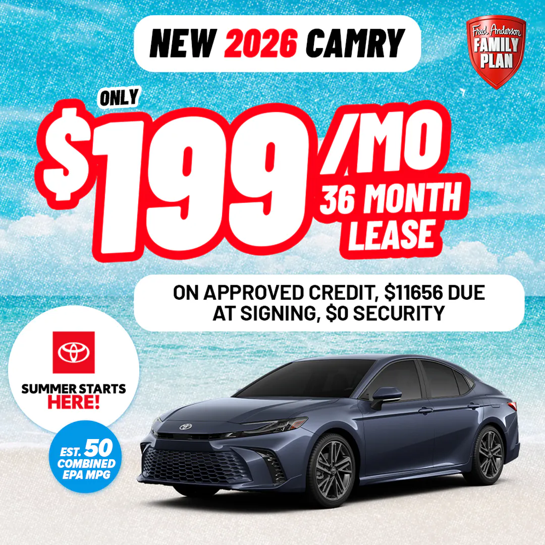 New 2026 Camry | Fred Anderson Toyota of Cape Coral