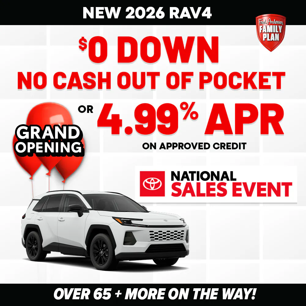 New 2026 RAV4 | Fred Anderson Toyota of Cape Coral