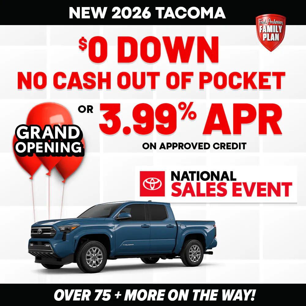 New 2026 Tacoma | Fred Anderson Toyota of Cape Coral