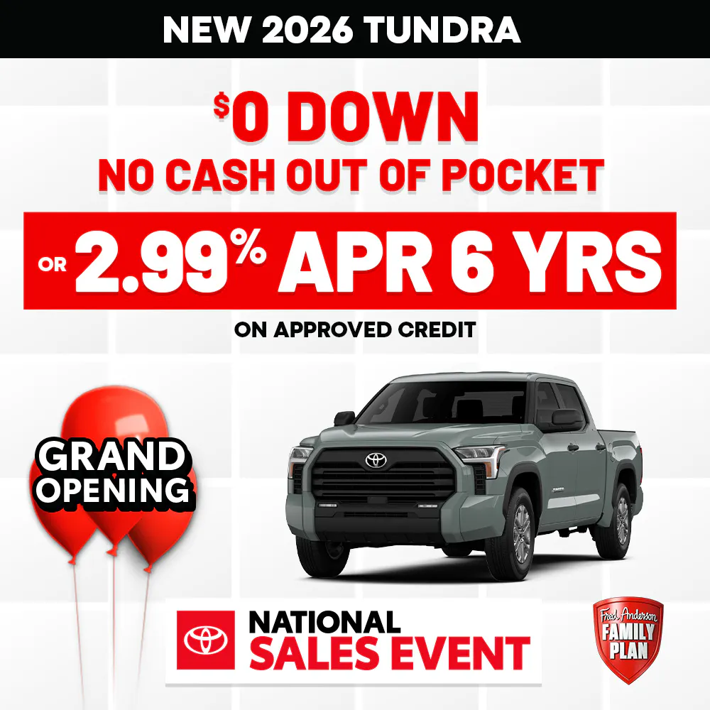 New 2026 Tundra | Fred Anderson Toyota of Cape Coral