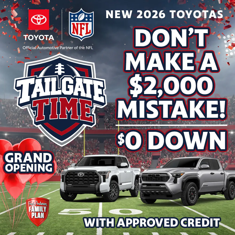 $0 DOWN With Approved Credit | Fred Anderson Toyota of Cape Coral