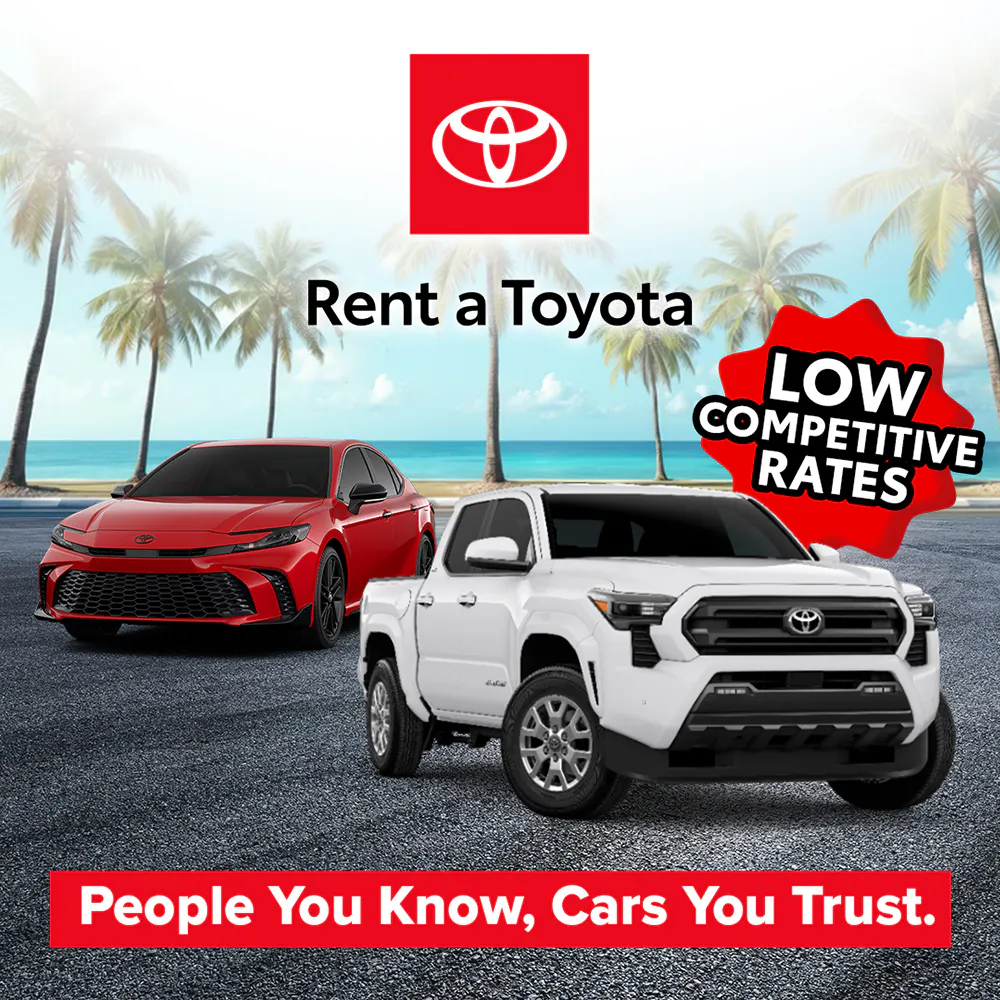 Rent a Toyota | Fred Anderson Toyota of Cape Coral