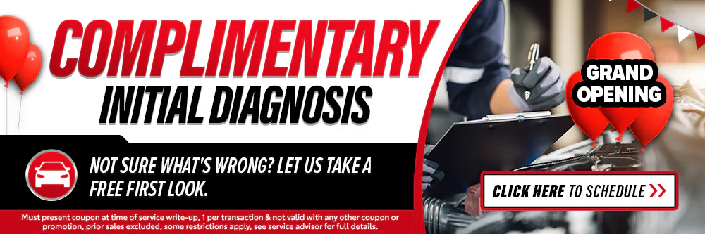 Complimentary Initial Diagnosis | Fred Anderson Toyota of Cape Coral
