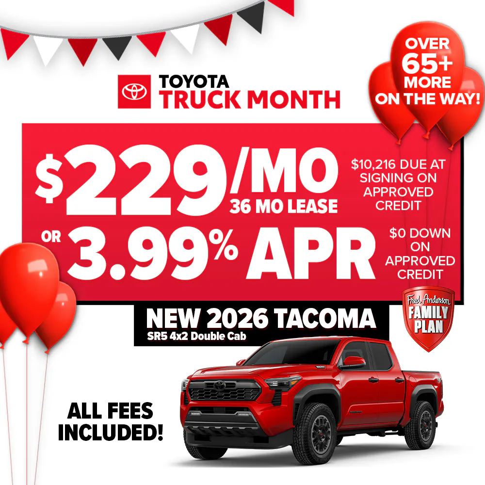 New 2026 Tacoma | Fred Anderson Toyota of Cape Coral