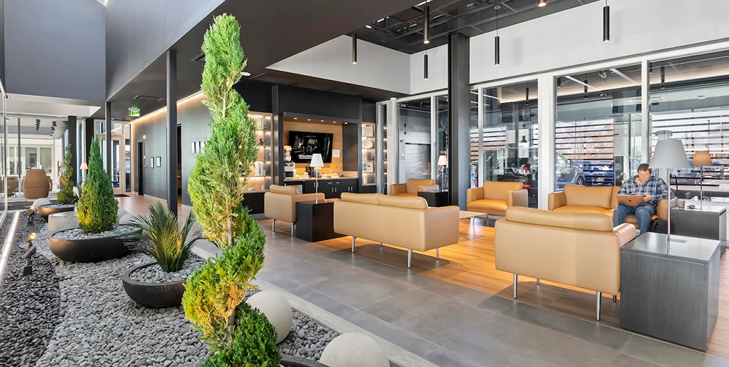 Customer waiting area at Fred Anderson Toyota of Cape Coral