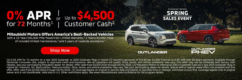 Outlander PHEV or Outlander | FX Caprara Mitsubishi