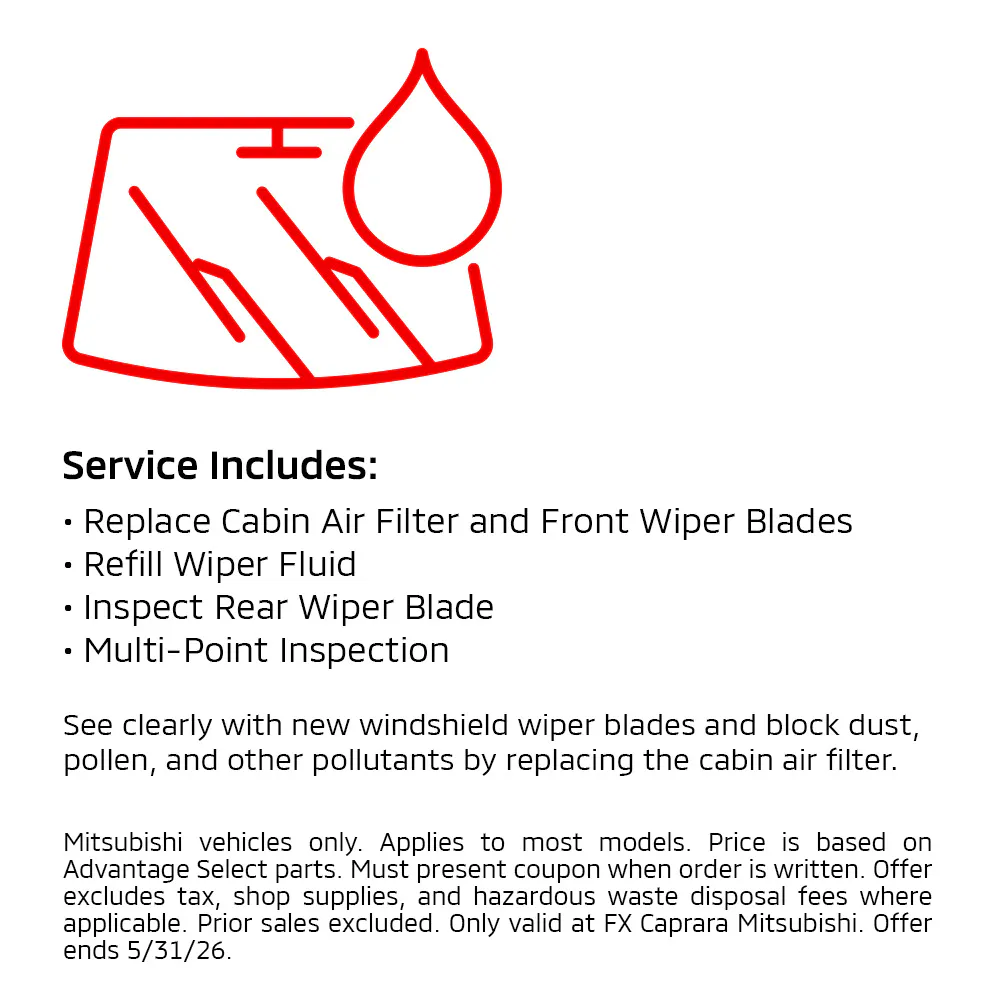 Clean & Clear Service | FX Caprara Mitsubishi