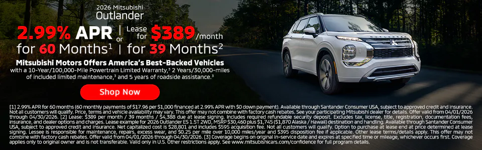 April 2026 Outlander | FX Caprara Mitsubishi