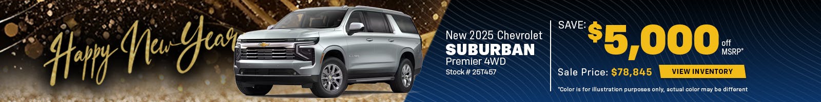 New 2025 Chevrolet Suburban Premier 4WD