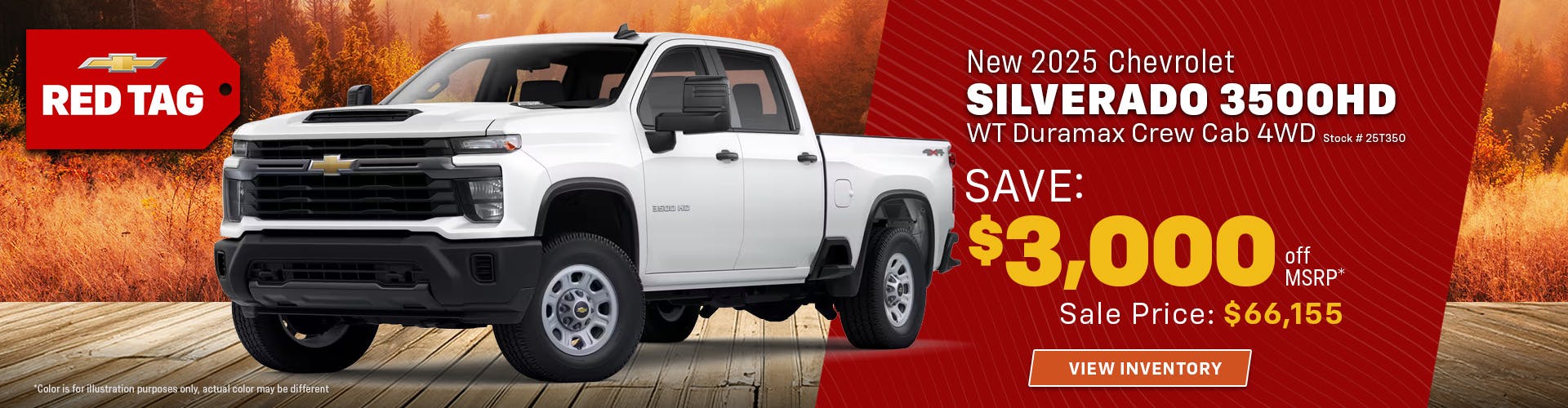 New 2025 Chevrolet Silverado 3500HD WT Duramax Crew Cab 4WD