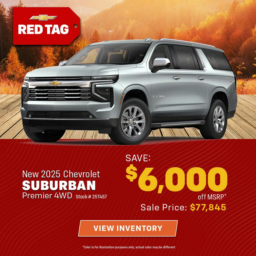 New 2025 Chevrolet Suburban Premier 4WD