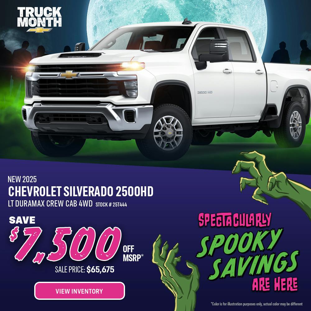 New 2025 Chevrolet Silverado 2500HD LT Duramax Crew Cab 4WD