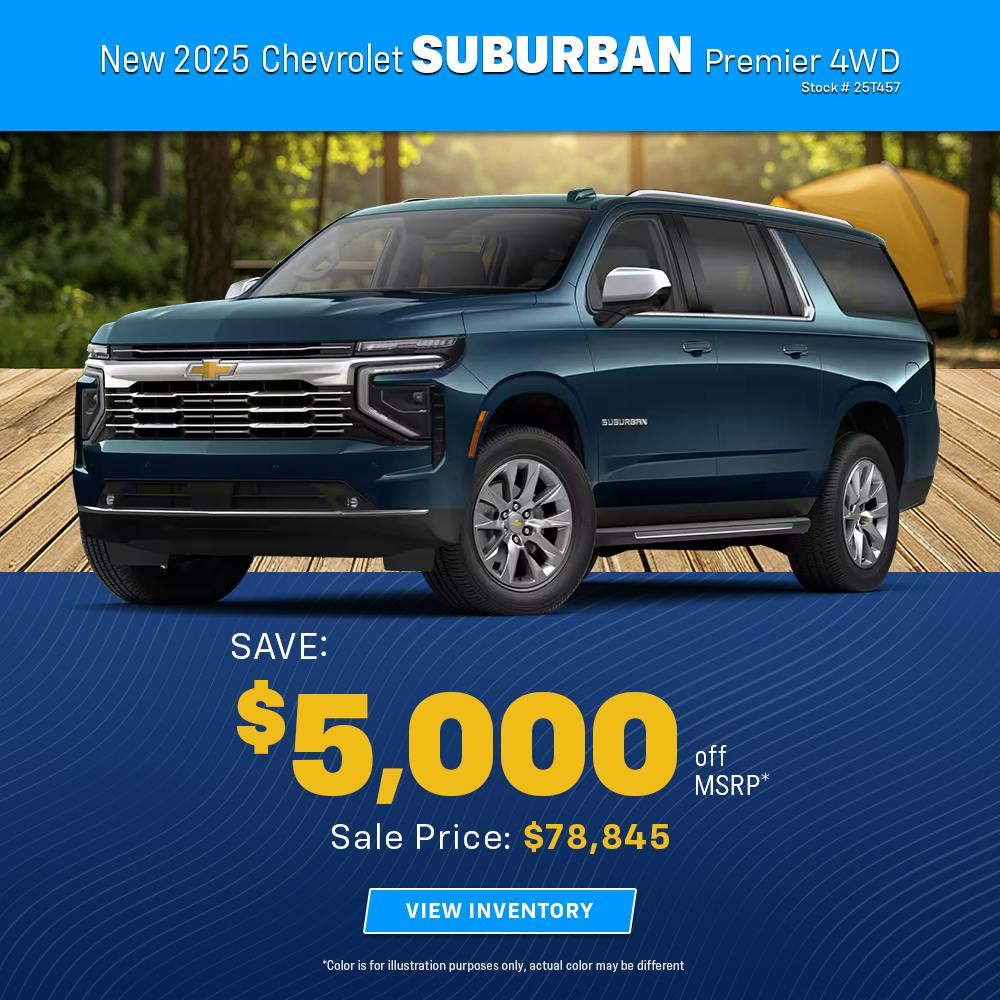 New 2025 Chevrolet Suburban Premier 4WD | Galles Chevrolet