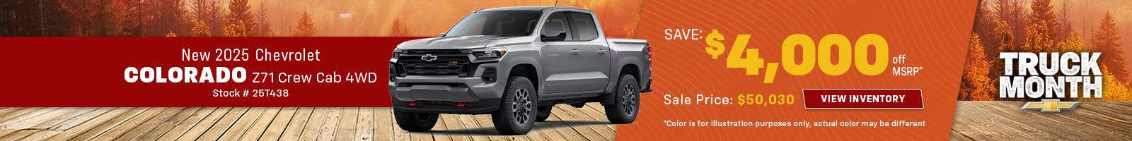 New 2025 Chevrolet Colorado
