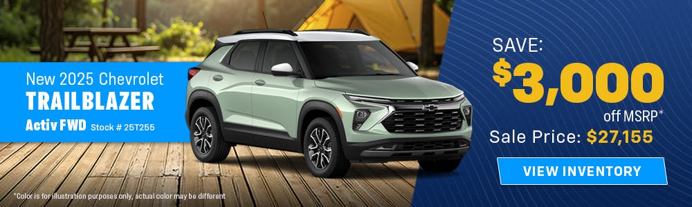 New 2025 Chevrolet Trailblazer Activ FWD | Galles Chevrolet