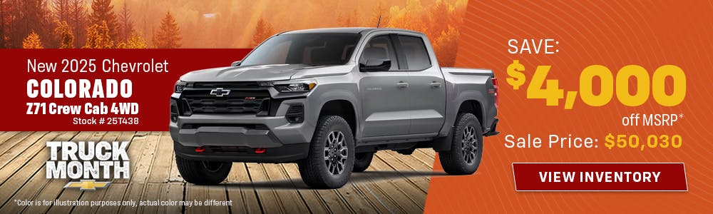 New 2025 Chevrolet Colorado | Galles Chevrolet