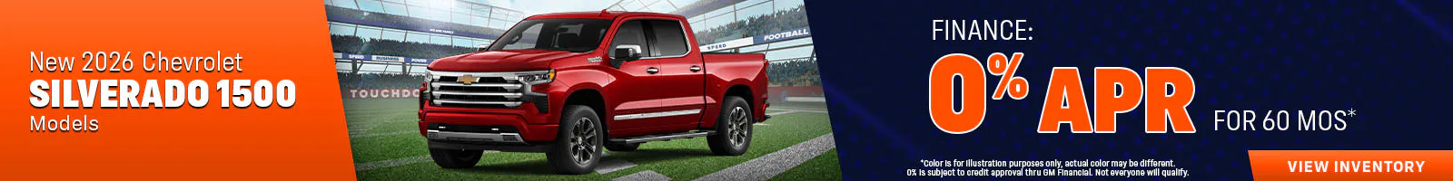 New 2026 Chevrolet Silverado 1500 Models