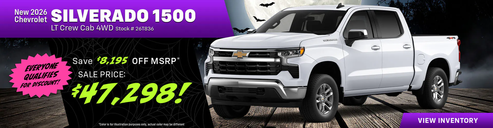 New 2026 Chevrolet Silverado 1500 LT Crew Cab 4WD