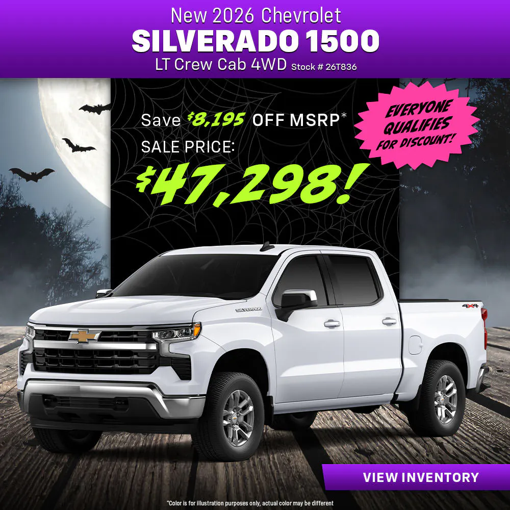 New 2026 Chevrolet Silverado 1500 LT Crew Cab 4WD