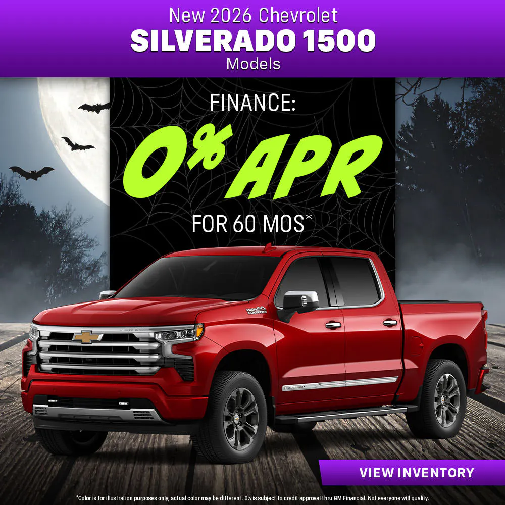 New 2026 Chevrolet Silverado 1500 Models