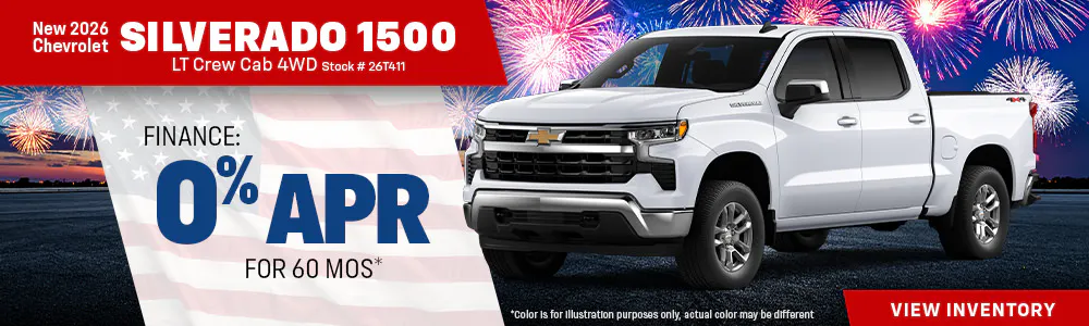 New 2026 Chevrolet Silverado 1500 LT Crew Cab 4WD | Galles Chevrolet