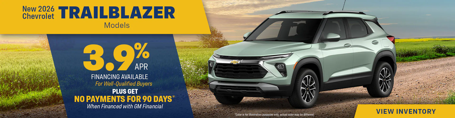 New 2026 Chevrolet Trailblazer Models