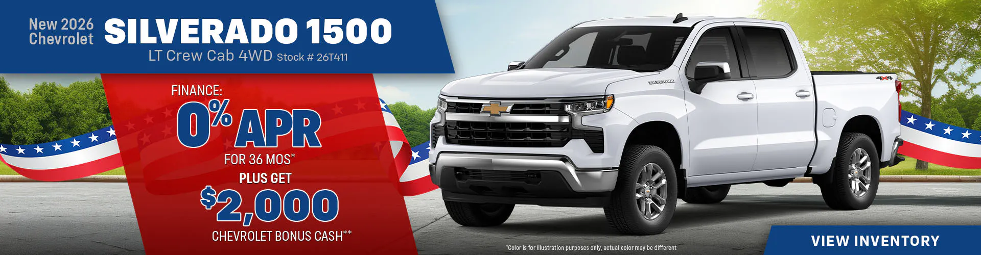 New 2026 Chevrolet Silverado 1500 LT Crew Cab 4WD