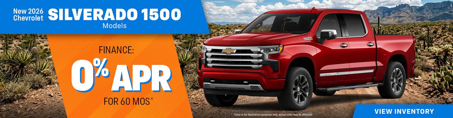 New 2026 Chevrolet Silverado 1500 Models