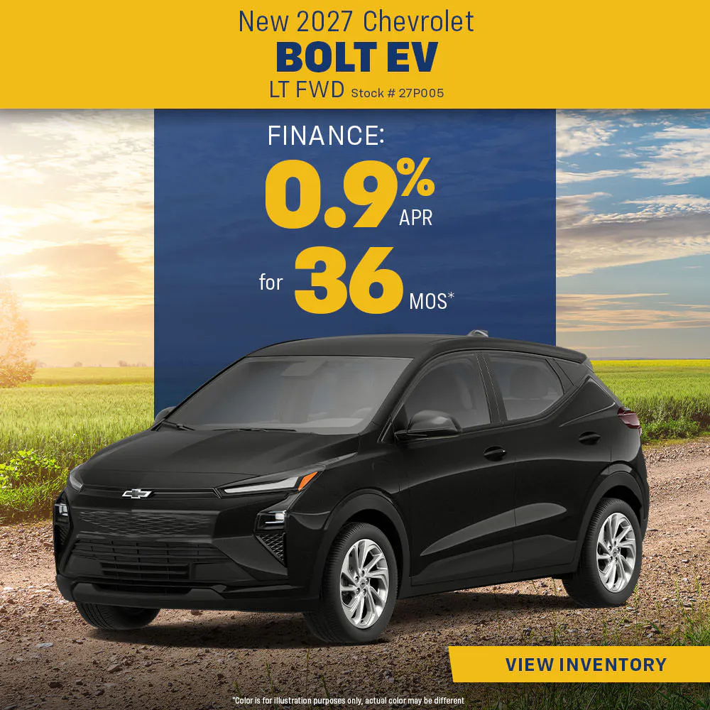 New 2027 Chevrolet Bolt EV LT FWD