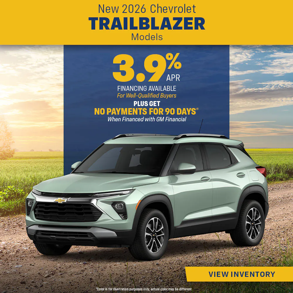 New 2026 Chevrolet Trailblazer Models