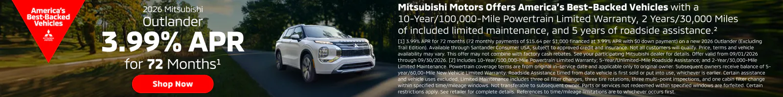 2026 Mitsubishi Outlander
