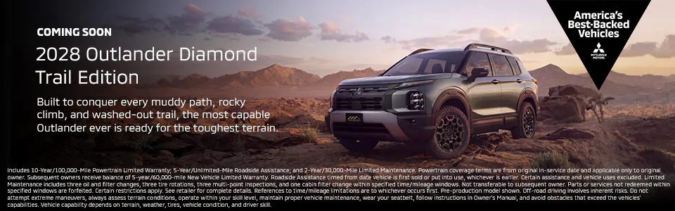 2028 Outlander Diamond Trail Edition | Giambalvo Mitsubishi